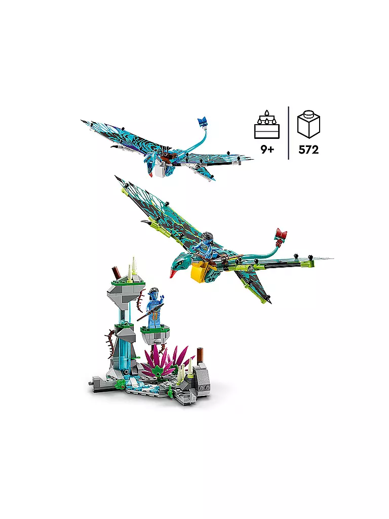 LEGO | Jakes und Neytiris erster Flug auf einem Banshee Avatar 75572 | keine Farbe