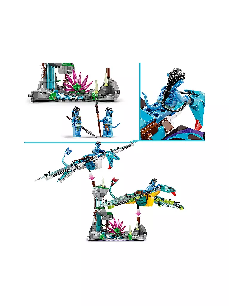 LEGO | Jakes und Neytiris erster Flug auf einem Banshee Avatar 75572 | keine Farbe