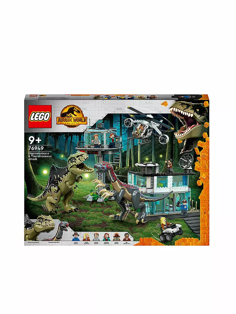 LEGO | Jurassic World - Giganotosaurus & Therizinosaurus Angriff 76949 | keine Farbe