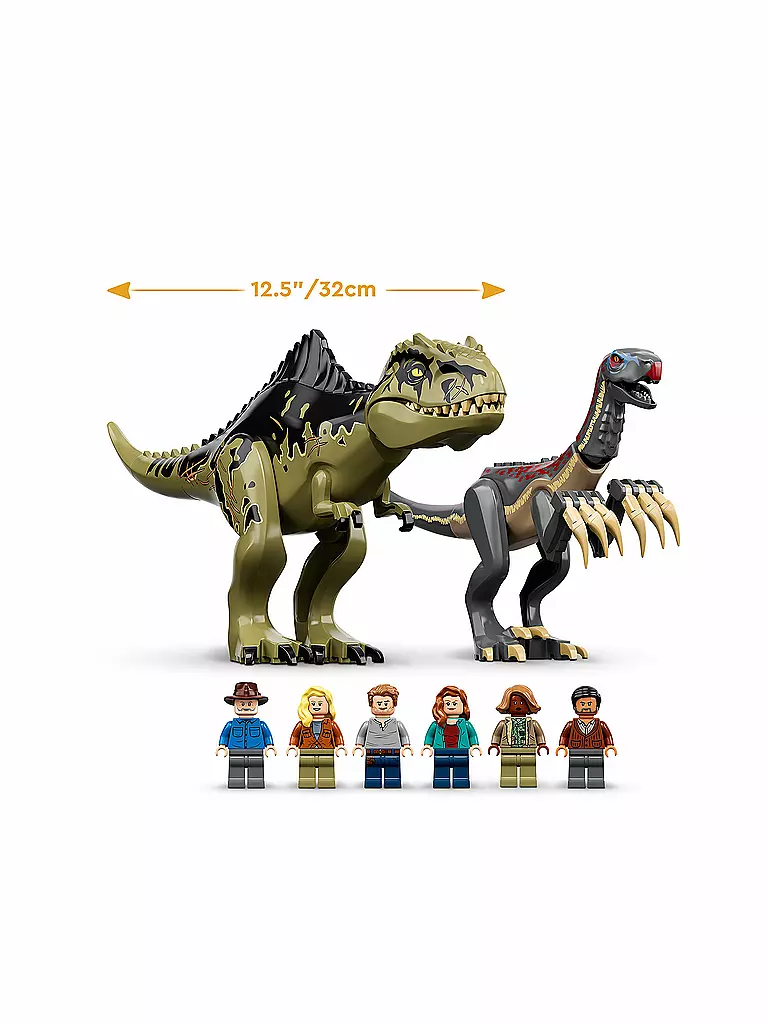 LEGO | Jurassic World - Giganotosaurus & Therizinosaurus Angriff 76949 | keine Farbe