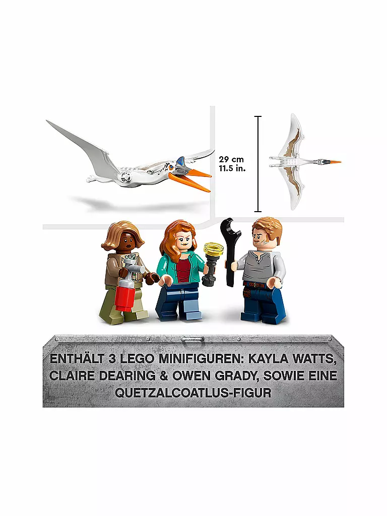 LEGO | Jurassic World - Quetzalcoatlus: Flugzeug-Überfall 76947 | keine Farbe