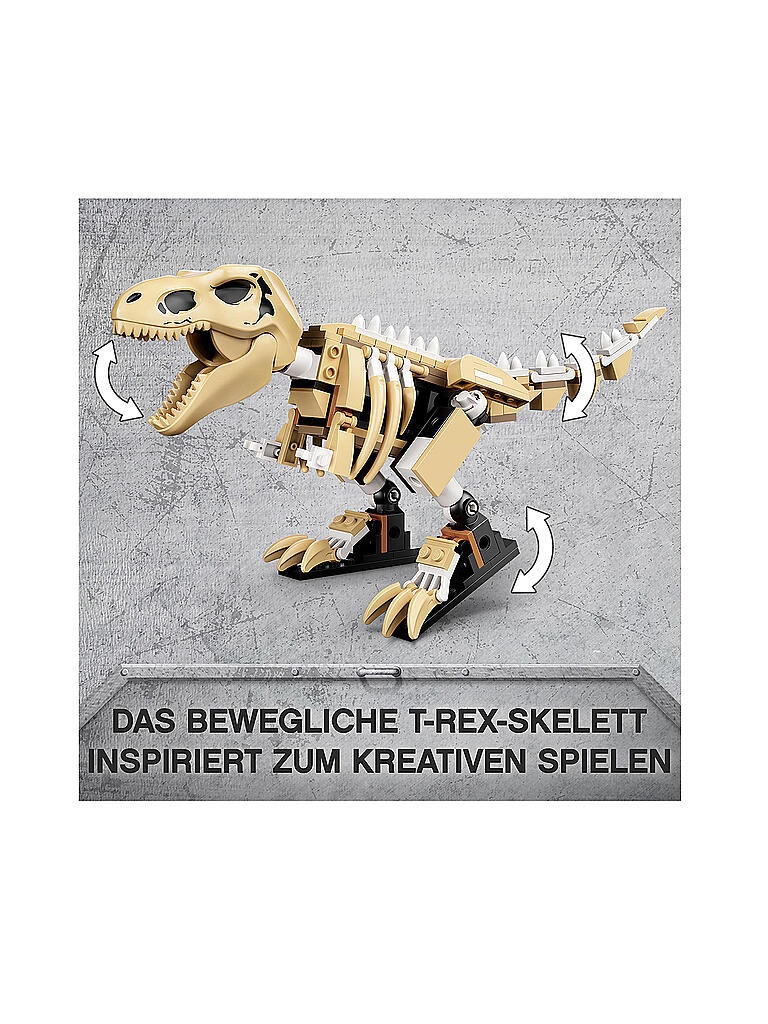 LEGO | Jurassic World - T-Rex-Skelett in der Fossilienausstellung 76940 | keine Farbe