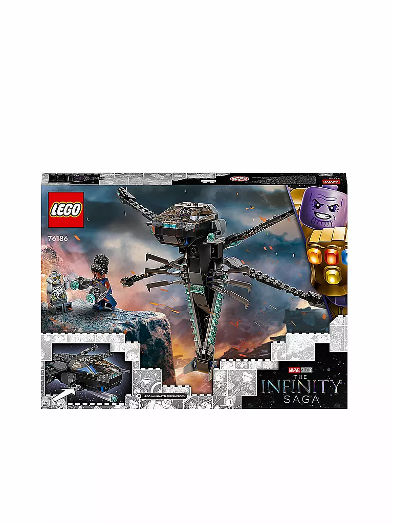 LEGO | Marvel - Black Panthers Libelle 76186 | keine Farbe