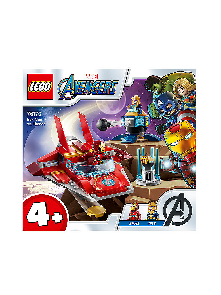 LEGO | Marvel - Iron Man vs. Thanos 76170 | keine Farbe