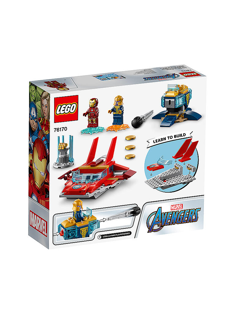 LEGO | Marvel - Iron Man vs. Thanos 76170 | keine Farbe