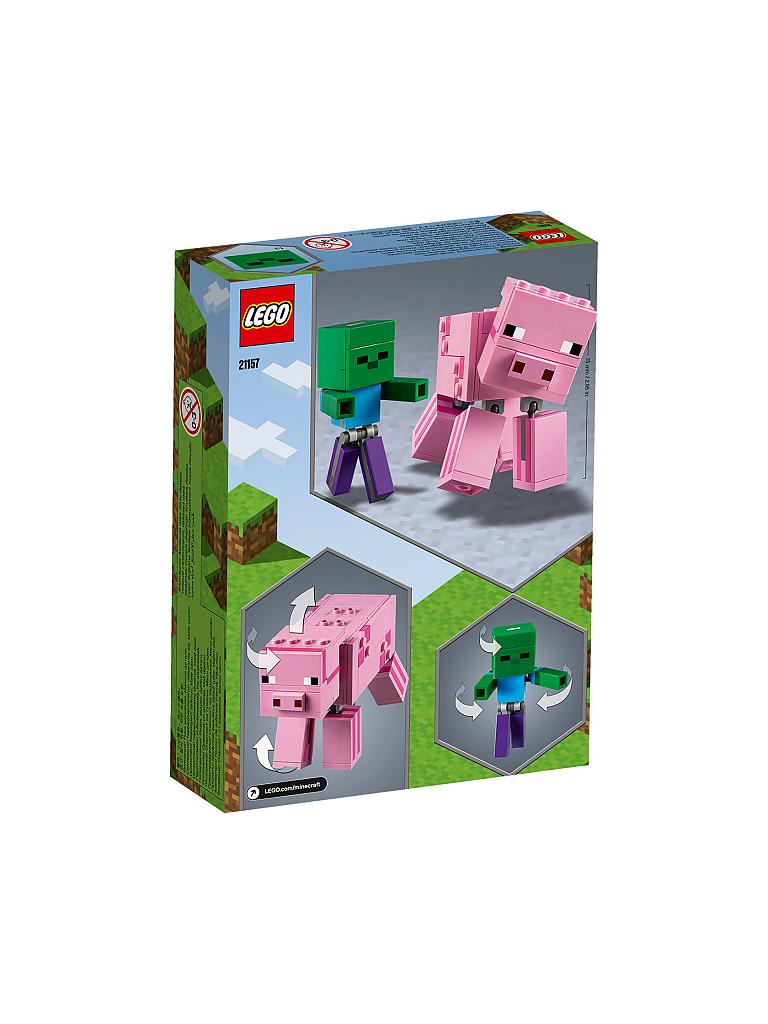 LEGO | Minecraft - BigFig Schwein mit Zombiebaby 21157 | keine Farbe