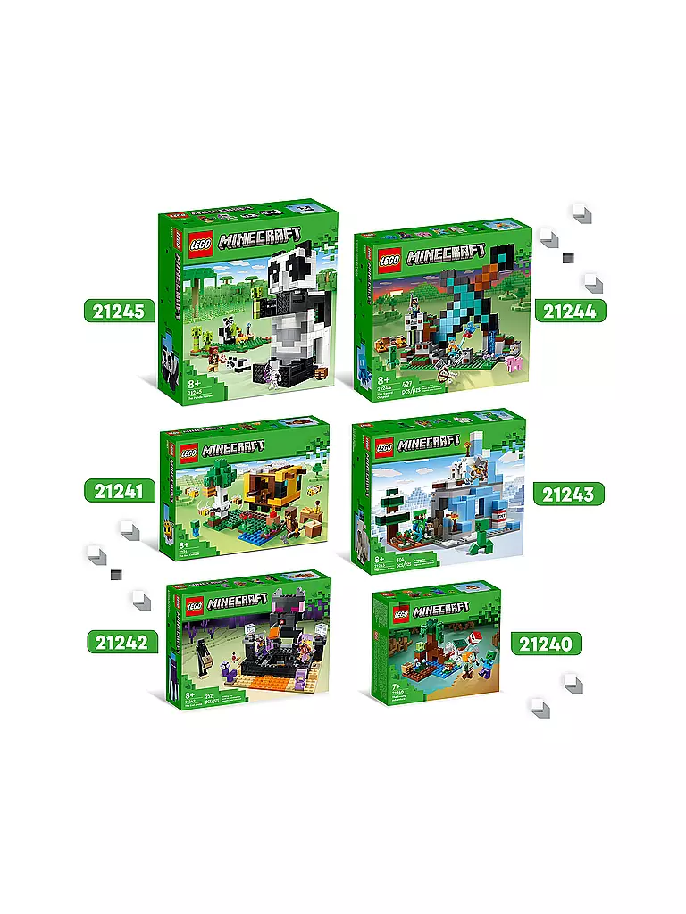 LEGO | Minecraft - Das Pandahaus 21245 | keine Farbe