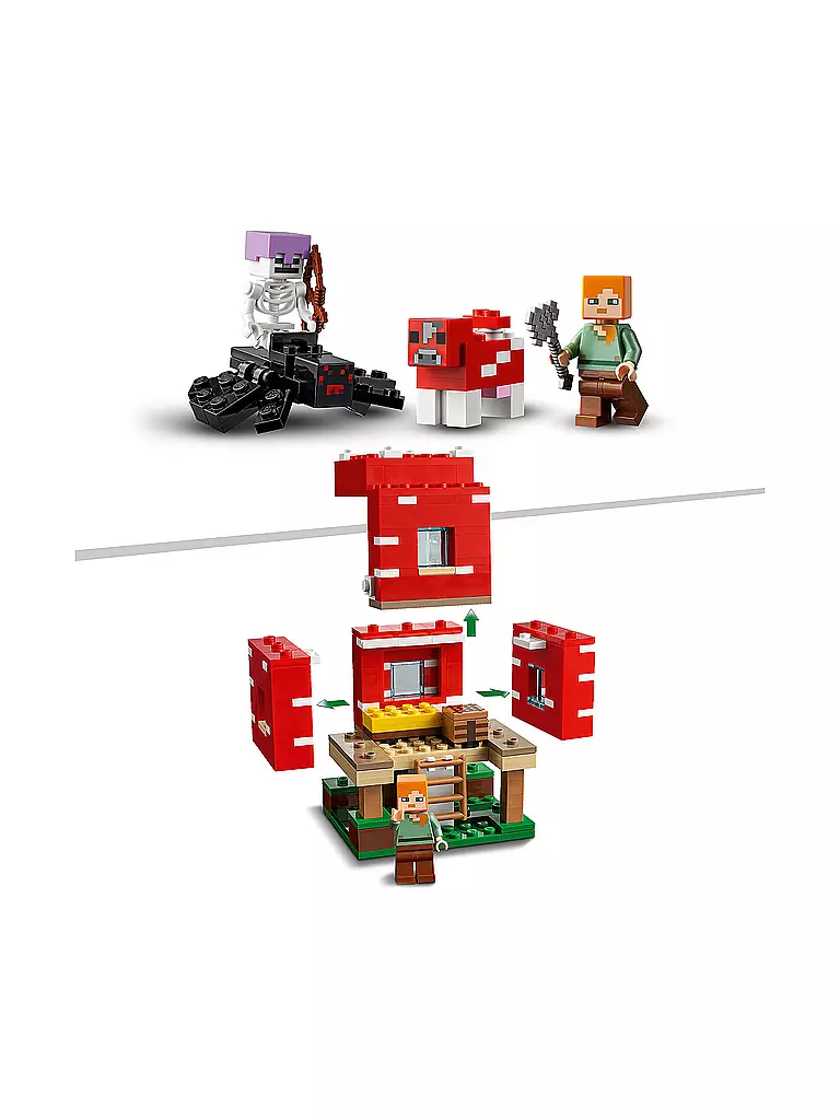 LEGO | Minecraft - Das Pilzhaus 21179 | keine Farbe