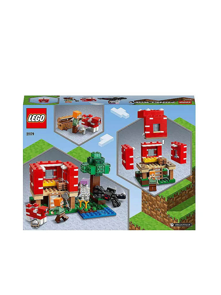 LEGO | Minecraft - Das Pilzhaus 21179 | keine Farbe