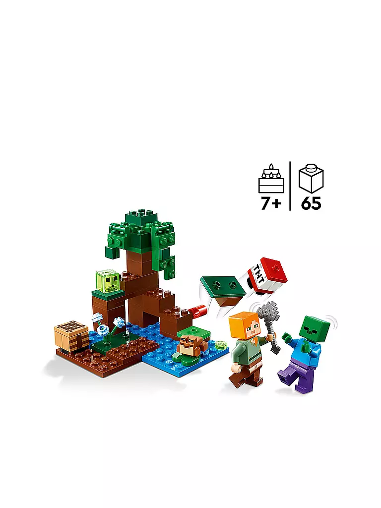 LEGO | Minecraft - Das Sumpfabenteuer 21240 | keine Farbe