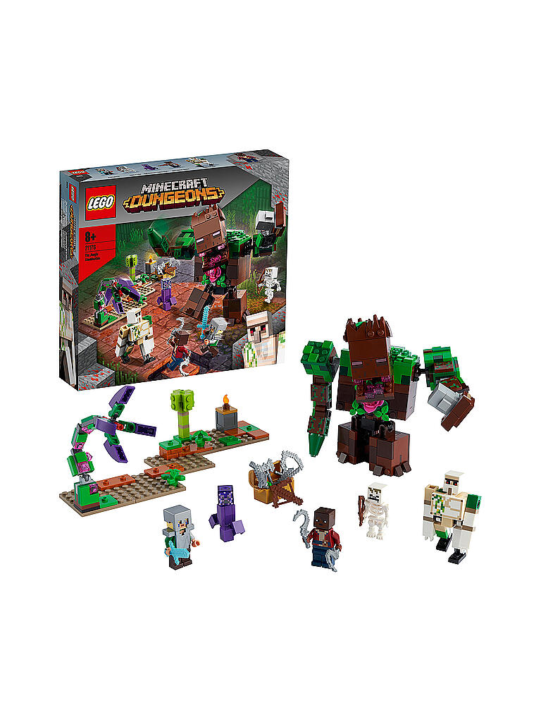 Lego Minecraft Die Dschungel Ungeheuer 21176 Transparent