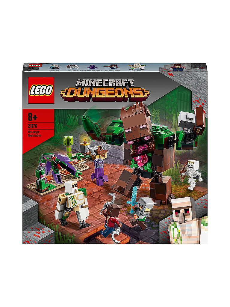 Lego Minecraft Die Dschungel Ungeheuer 21176 Transparent