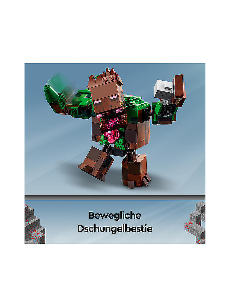 Lego Minecraft Die Dschungel Ungeheuer 21176 Transparent