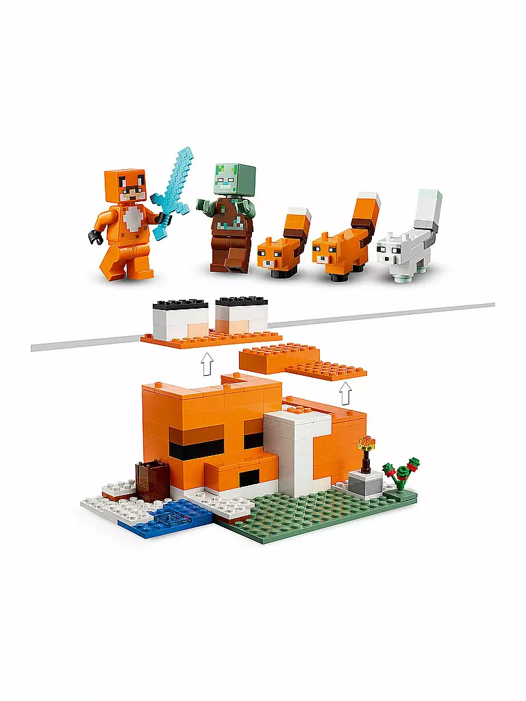 LEGO | Minecraft - Die Fuchs-Lodge 21178 | keine Farbe