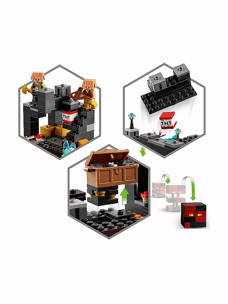 LEGO | Minecraft - Die Netherbastion 21185 | keine Farbe