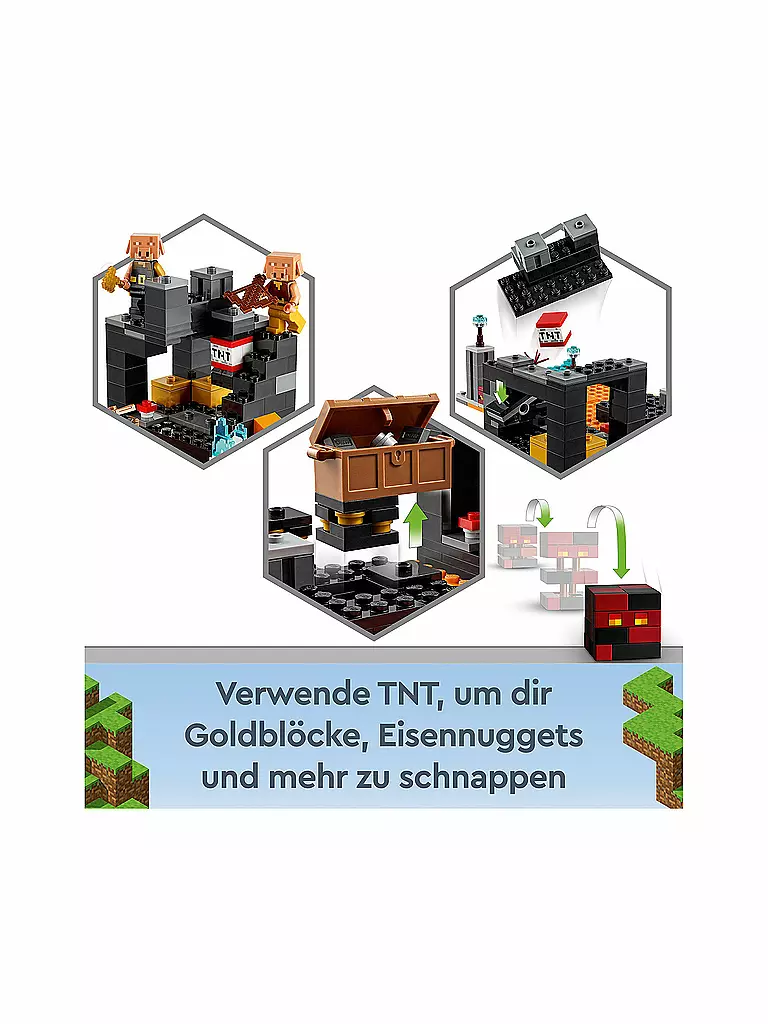 LEGO | Minecraft - Die Netherbastion 21185 | keine Farbe