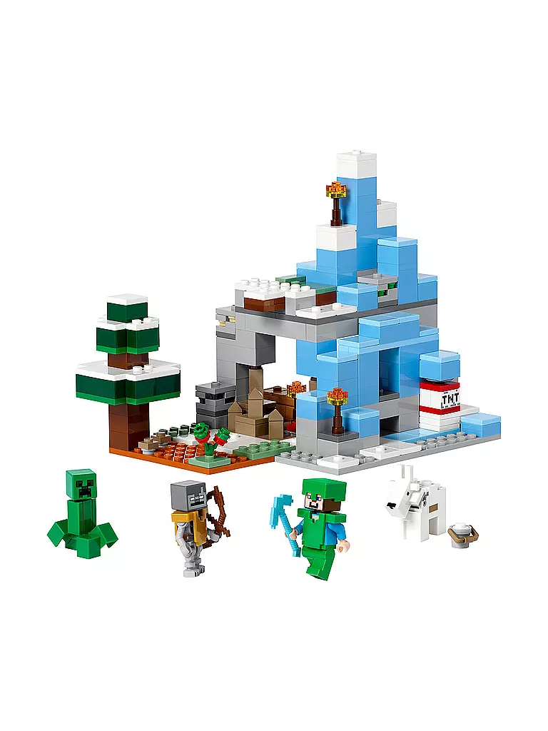 LEGO | Minecraft - Die Vereisten Gipfel 21243 | keine Farbe