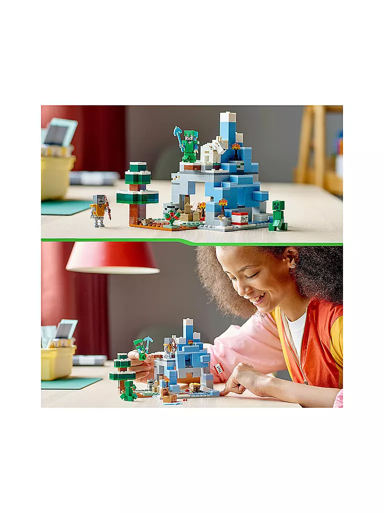 LEGO | Minecraft - Die Vereisten Gipfel 21243 | keine Farbe