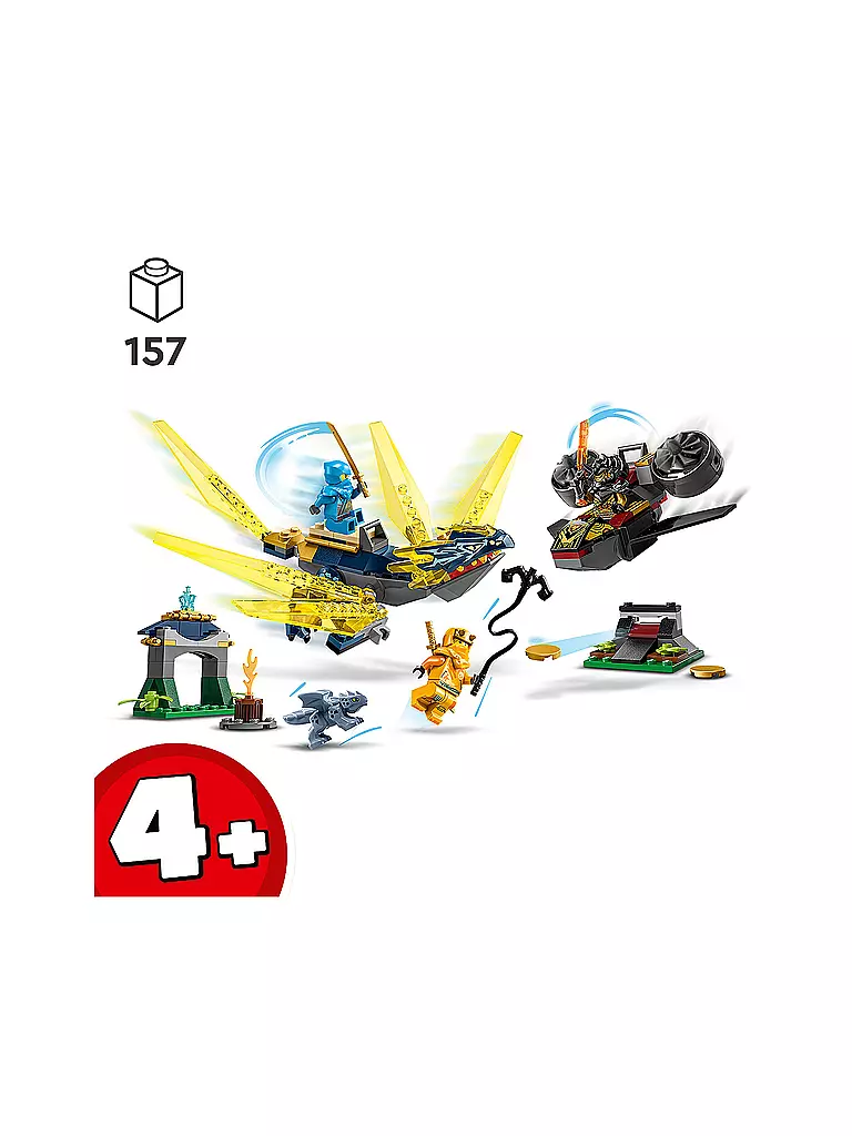 LEGO | Ninjago - Duell zwischen Nya und Arins Babydrachen 71798 | keine Farbe