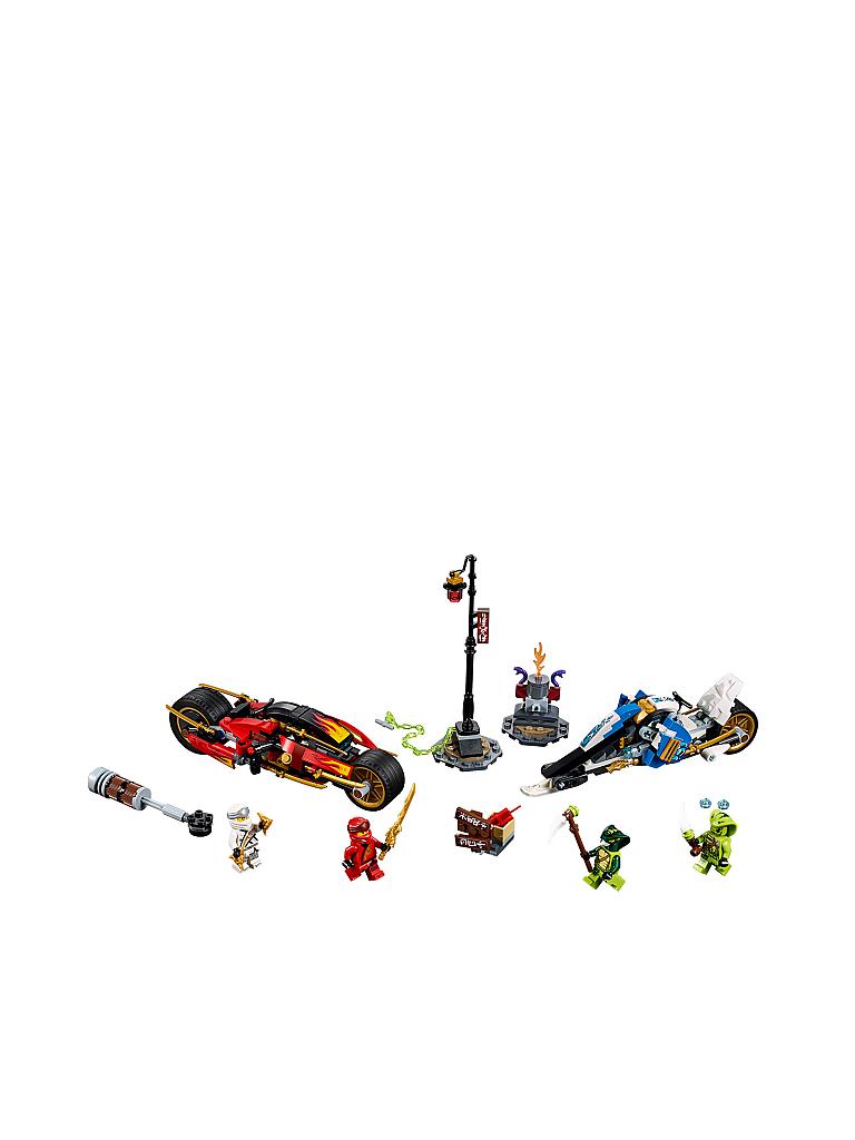 LEGO | Ninjago - Kais Feuer-Bike und Zanes Schneemobil  70667 | transparent