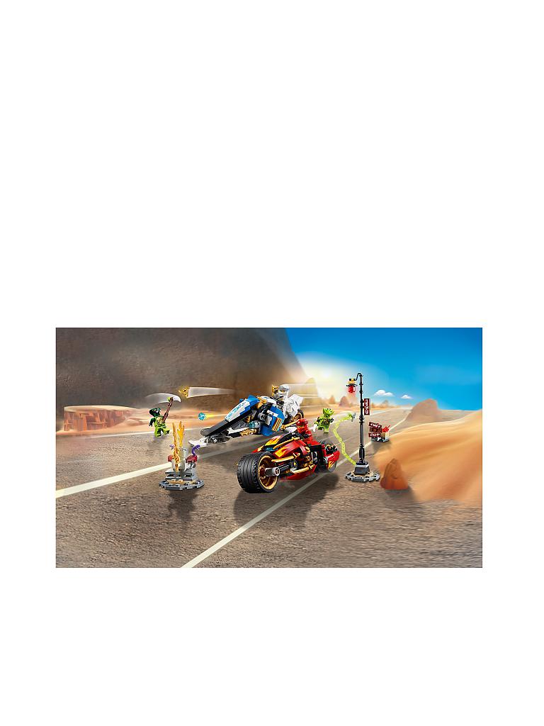 LEGO | Ninjago - Kais Feuer-Bike und Zanes Schneemobil  70667 | transparent