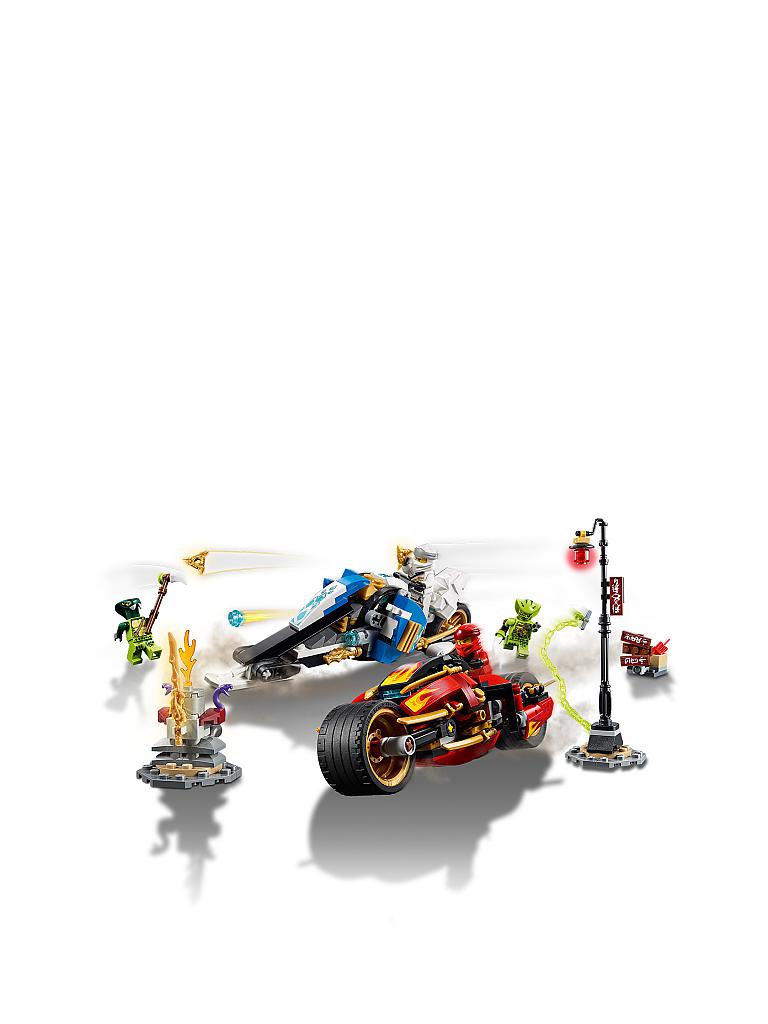 LEGO | Ninjago - Kais Feuer-Bike und Zanes Schneemobil  70667 | transparent
