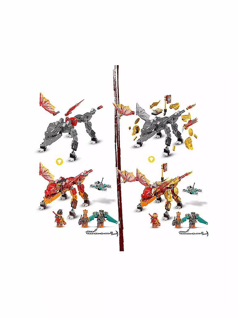 LEGO | Ninjago - Kais Feuerdrache EVO 71762 | keine Farbe