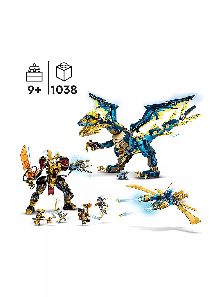 LEGO | Ninjago - Kaiserliches Mech-Duell gegen den Elementardrachen 71796 | keine Farbe