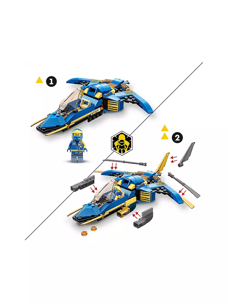 LEGO | Ninjago -Jays Donner-Jet EVO 71784 | keine Farbe