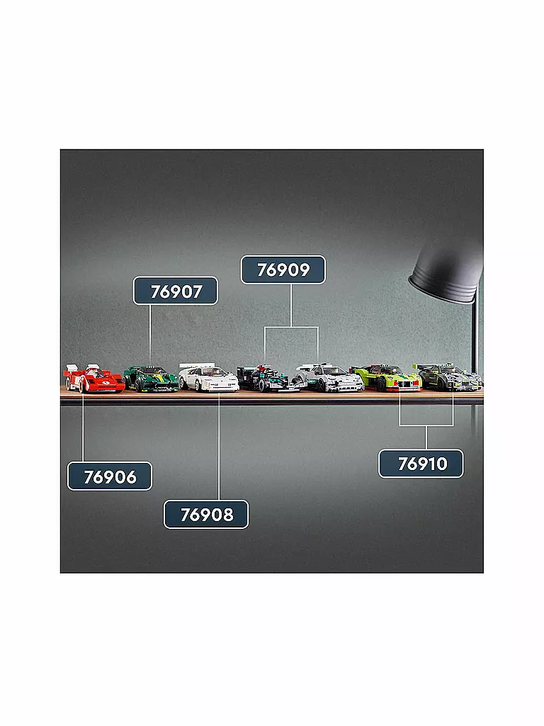 LEGO | Speed Champions - Aston Martin Valkyrie AMR Pro & Aston Martin Vantage GT3 76910 | keine Farbe