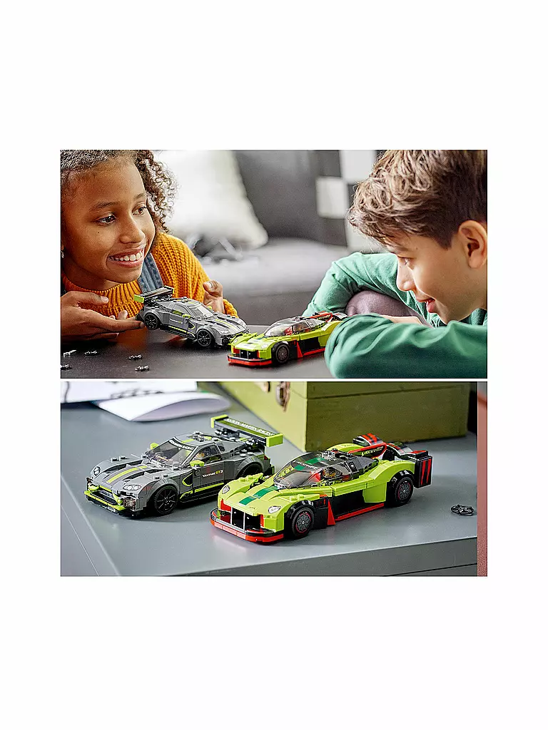 LEGO | Speed Champions - Aston Martin Valkyrie AMR Pro & Aston Martin Vantage GT3 76910 | keine Farbe