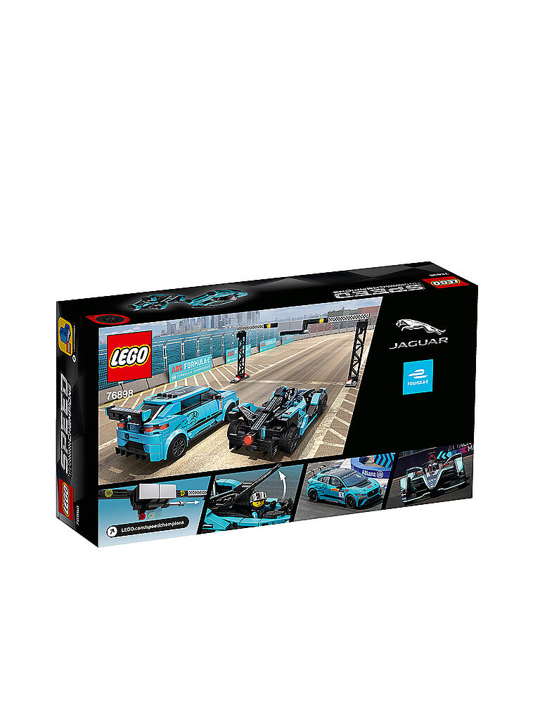 LEGO | Speed Champions - Formula E Panasonic Jaguar Racing GEN2 car & Jaguar I-PACE eTROPHY 76898 | keine Farbe
