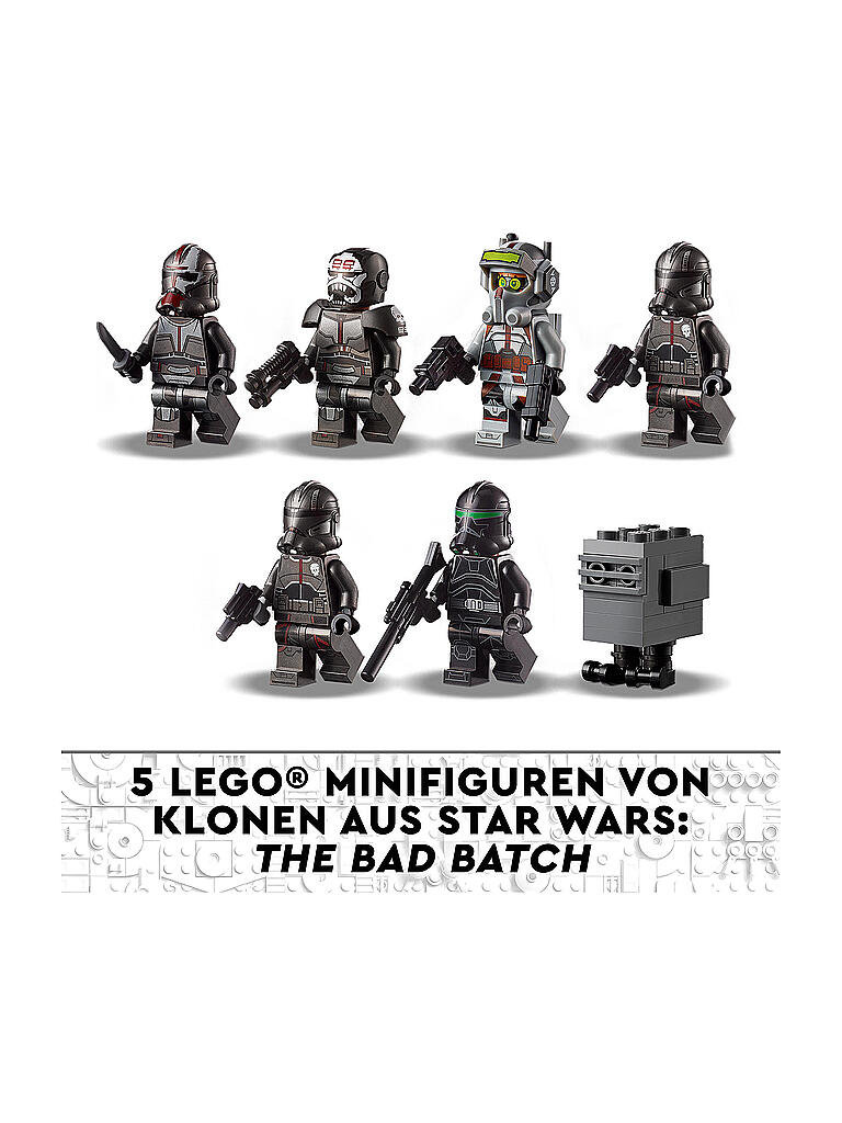 LEGO | Star Wars - Angriffsshuttle aus The Bad Batch™ 75314 | keine Farbe