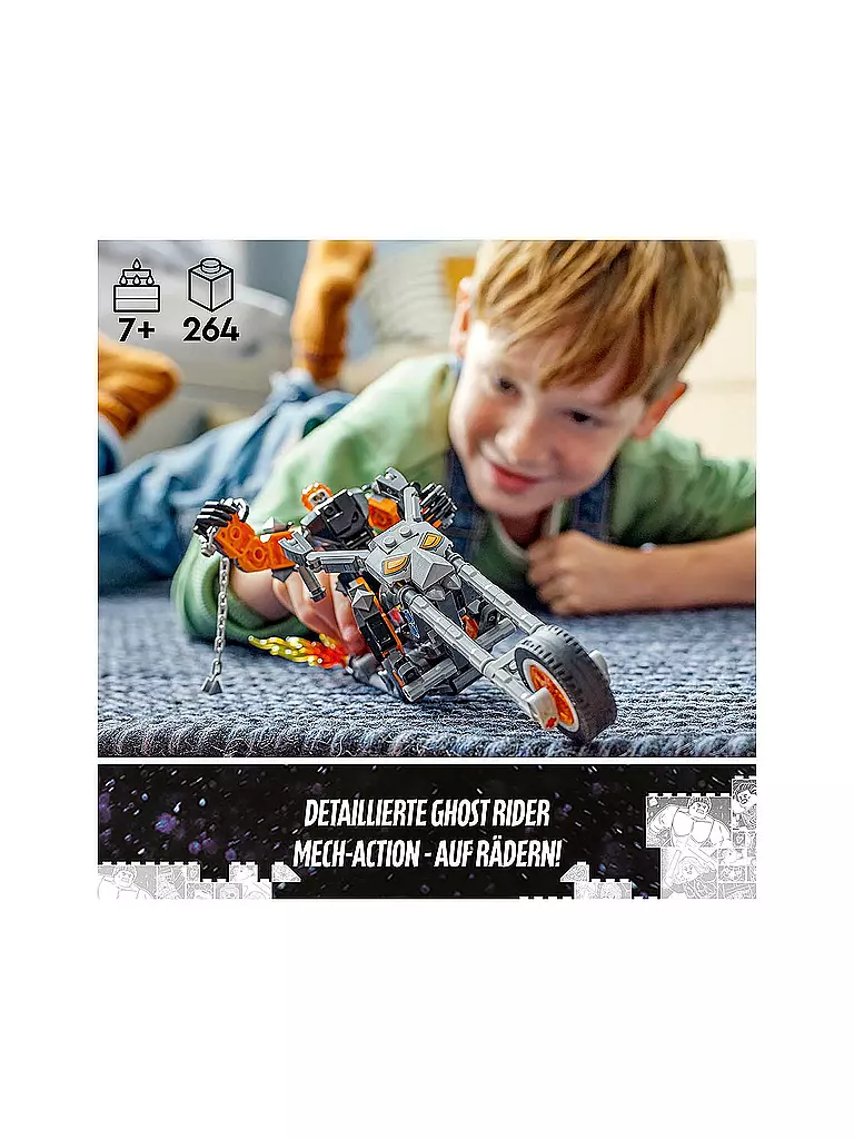 LEGO | Super Heroes - Ghost Rider mit Mech & Bike 76245 | keine Farbe