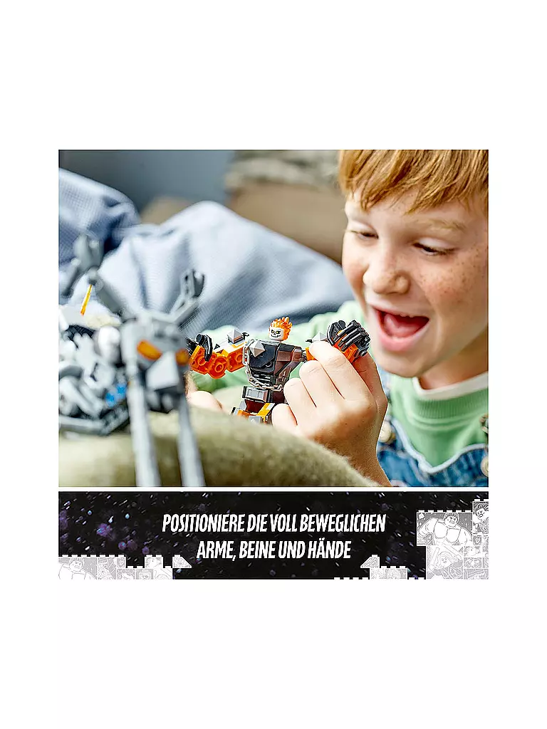 LEGO | Super Heroes - Ghost Rider mit Mech & Bike 76245 | keine Farbe