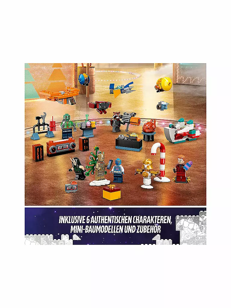 LEGO | Super Heroes - Guardians of the Galaxy Adventskalender 76231 | keine Farbe