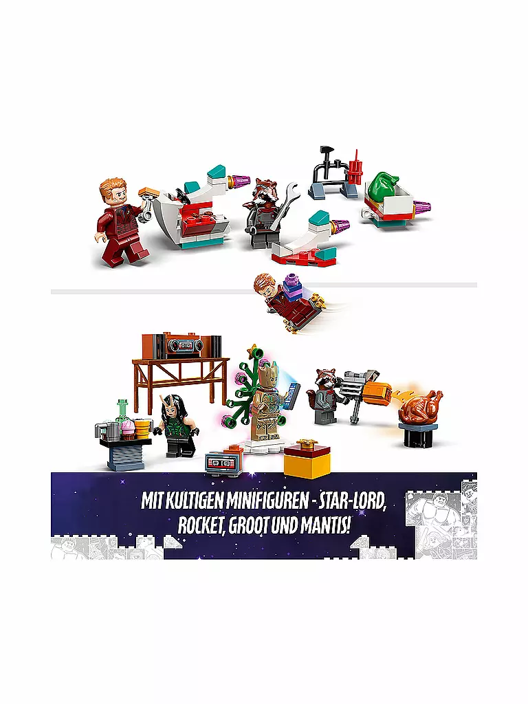 LEGO | Super Heroes - Guardians of the Galaxy Adventskalender 76231 | keine Farbe