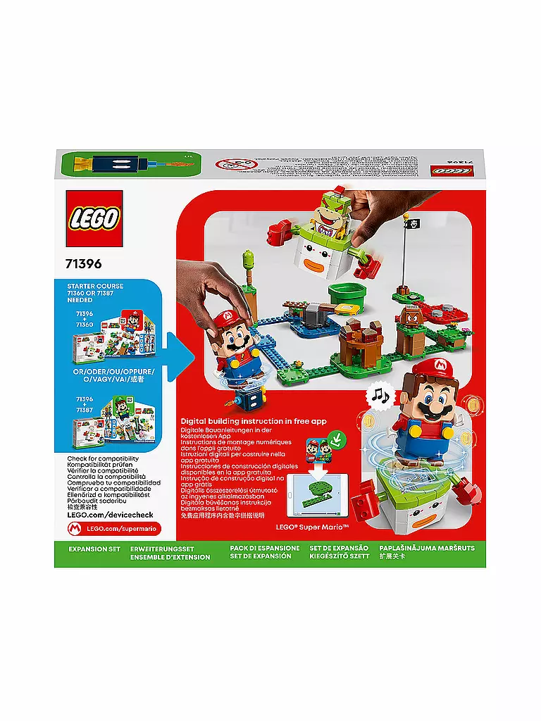 LEGO | Super Mario™ - Bowser Jr‘s Clown Kutsche – Erweiterungsset 71396 | keine Farbe