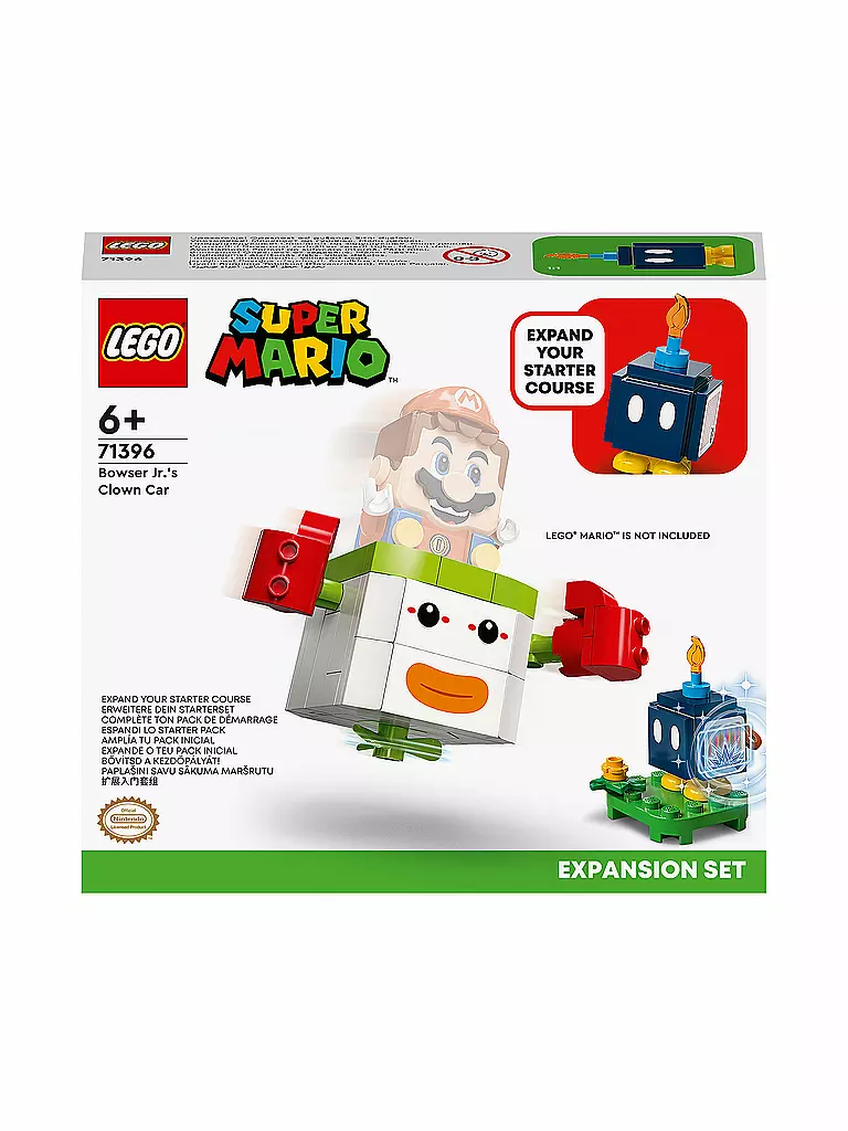 LEGO | Super Mario™ - Bowser Jr‘s Clown Kutsche – Erweiterungsset 71396 | keine Farbe
