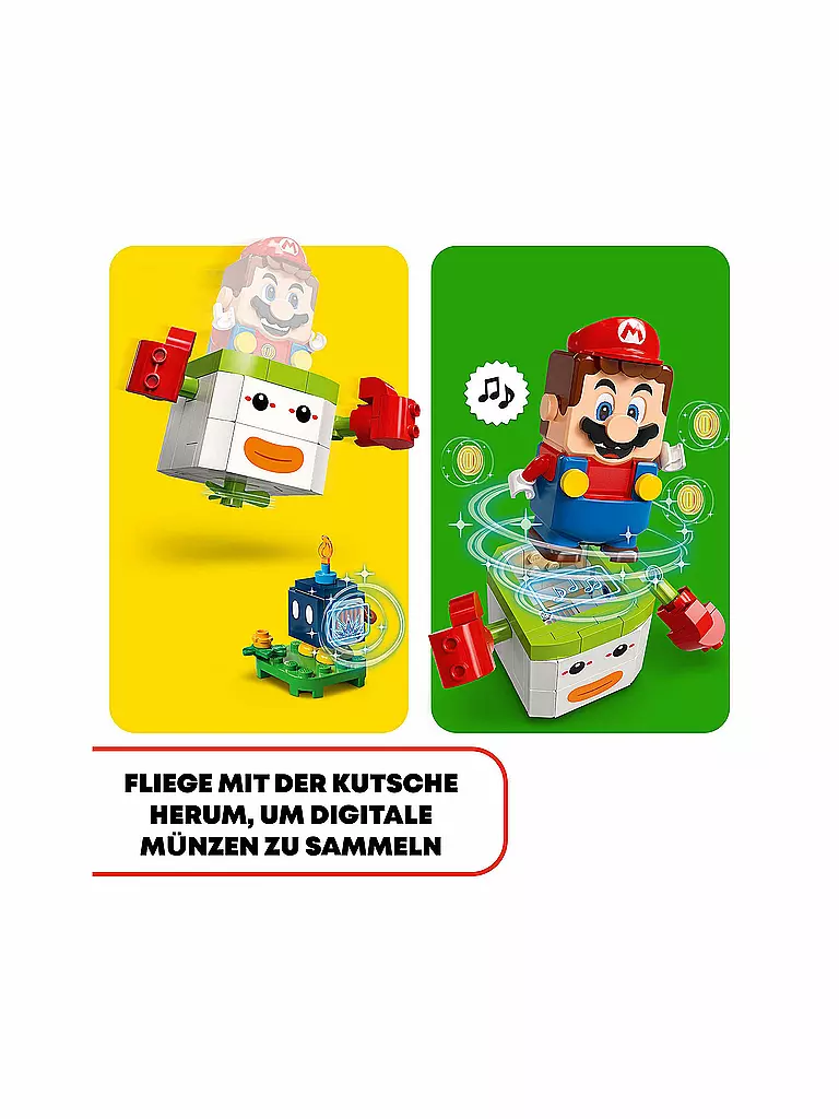 LEGO | Super Mario™ - Bowser Jr‘s Clown Kutsche – Erweiterungsset 71396 | keine Farbe