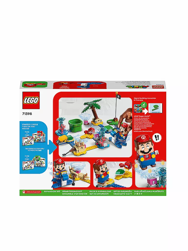 LEGO | Super Mario™ - Dorries Strandgrundstück – Erweiterungsset 71398 | keine Farbe