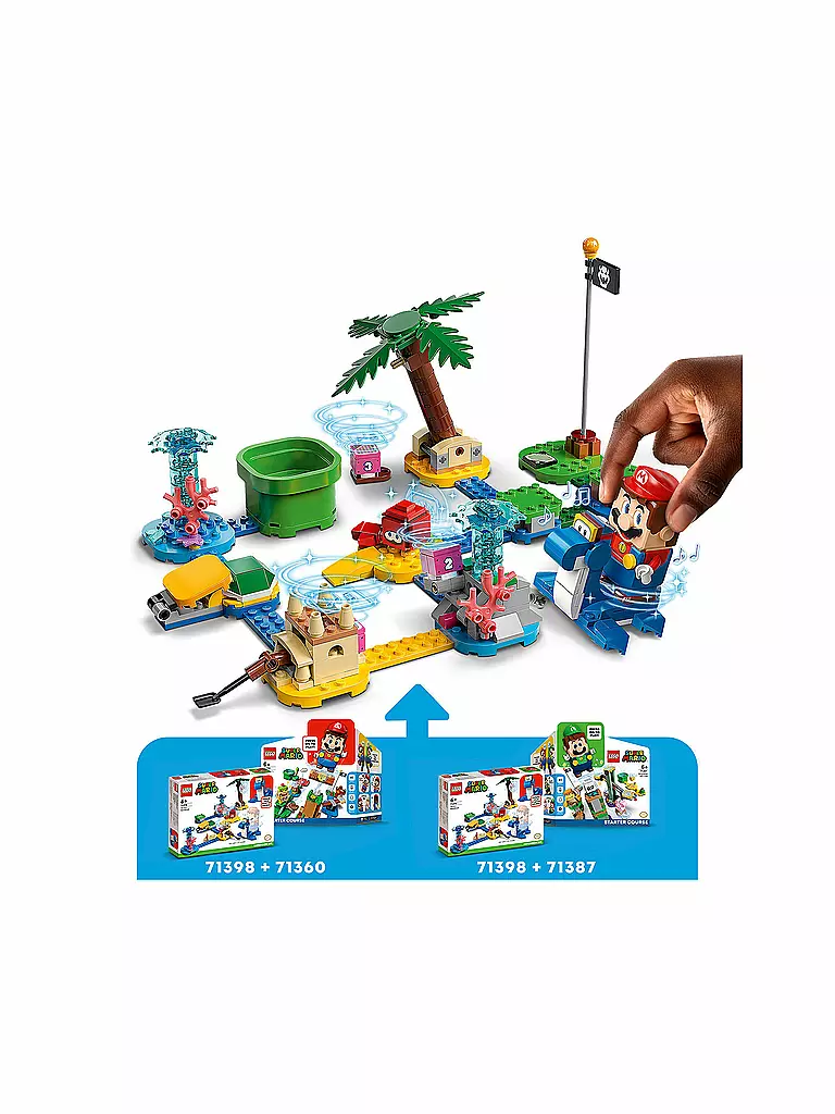 LEGO | Super Mario™ - Dorries Strandgrundstück – Erweiterungsset 71398 | keine Farbe
