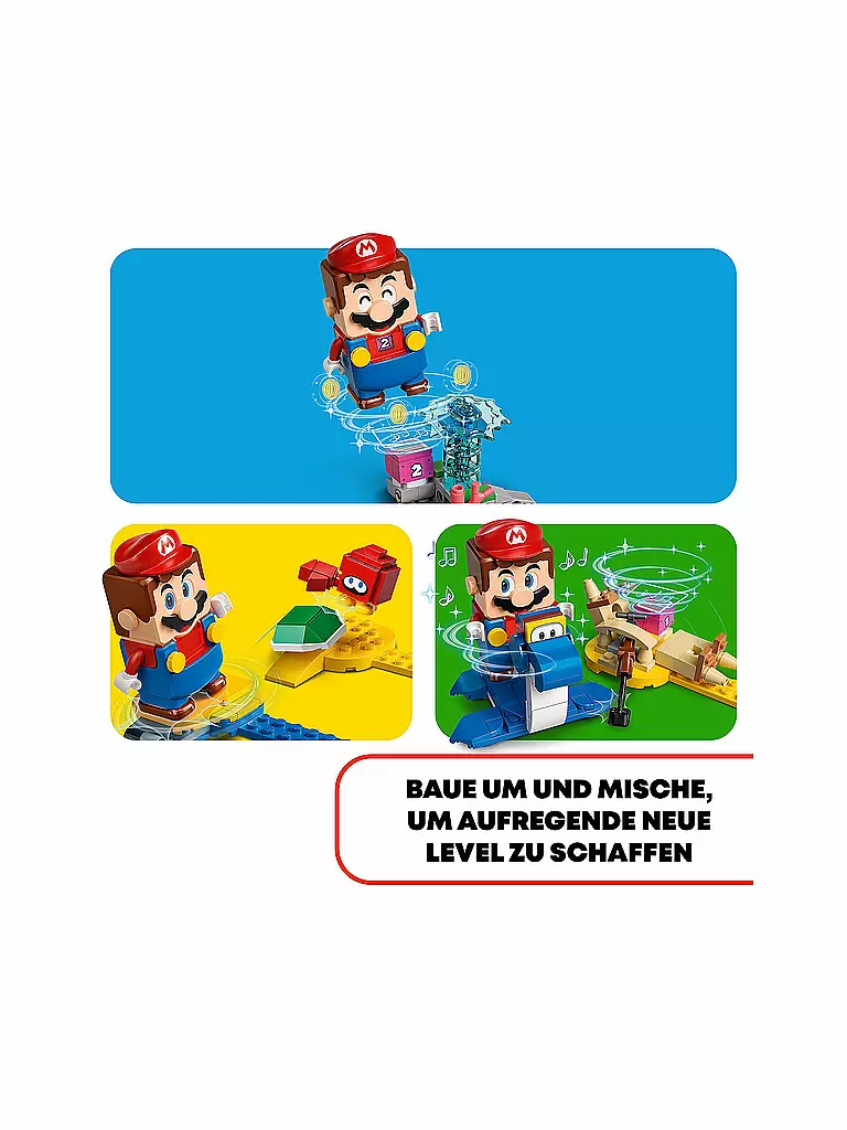 LEGO | Super Mario™ - Dorries Strandgrundstück – Erweiterungsset 71398 | keine Farbe