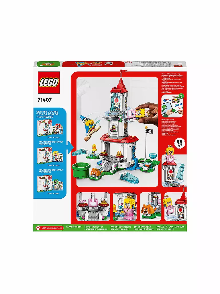 LEGO | Super Mario™ - Katzen-Peach-Anzug und Eisturm – Erweiterungsset 71407 | keine Farbe