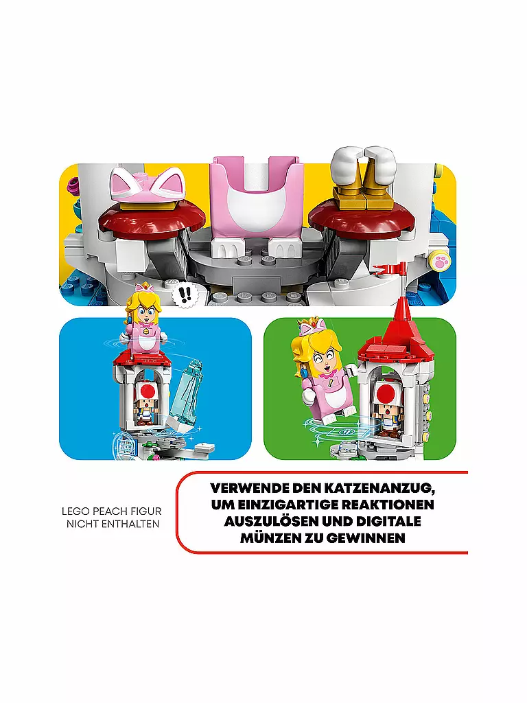LEGO | Super Mario™ - Katzen-Peach-Anzug und Eisturm – Erweiterungsset 71407 | keine Farbe