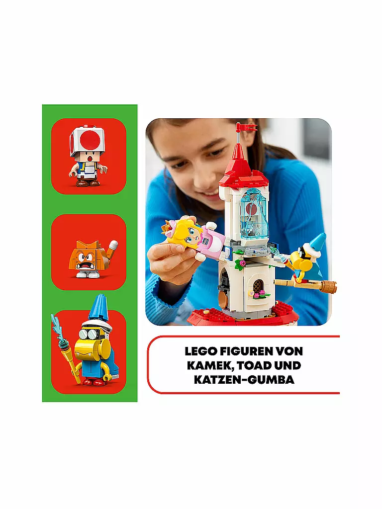 LEGO | Super Mario™ - Katzen-Peach-Anzug und Eisturm – Erweiterungsset 71407 | keine Farbe