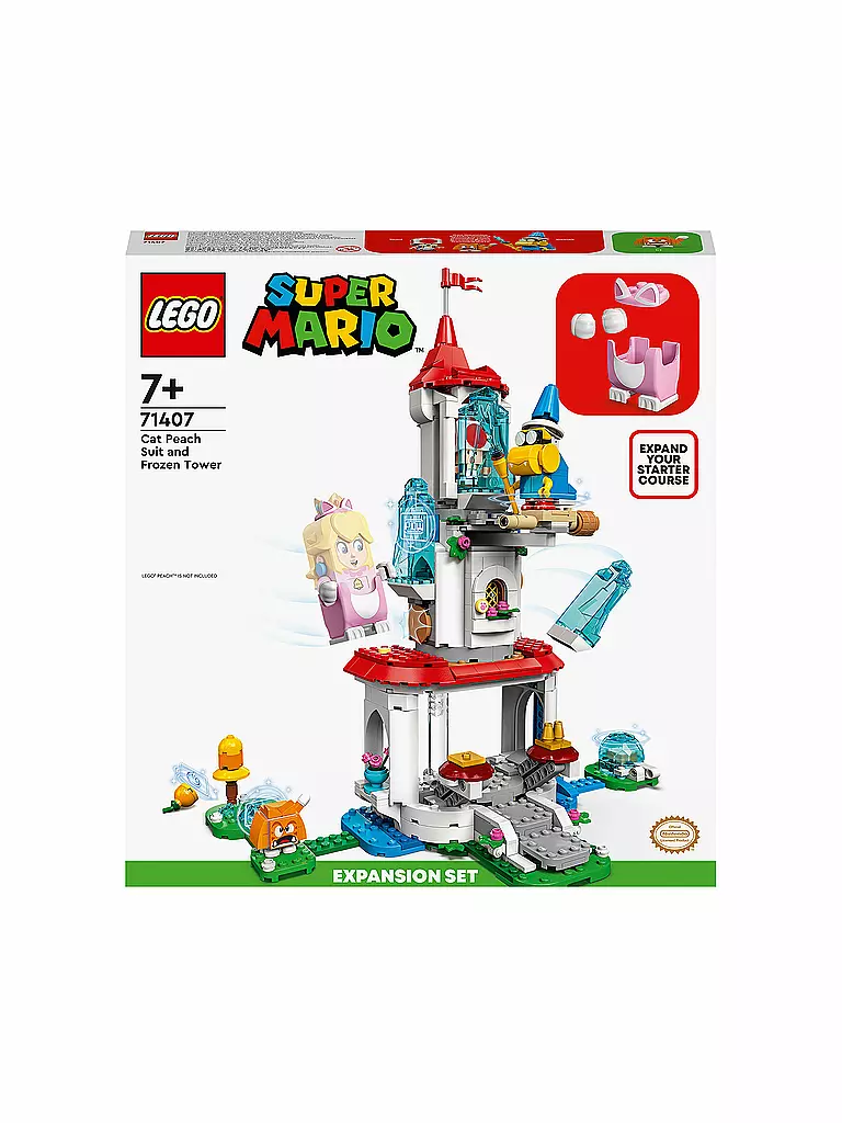 LEGO | Super Mario™ - Katzen-Peach-Anzug und Eisturm – Erweiterungsset 71407 | keine Farbe