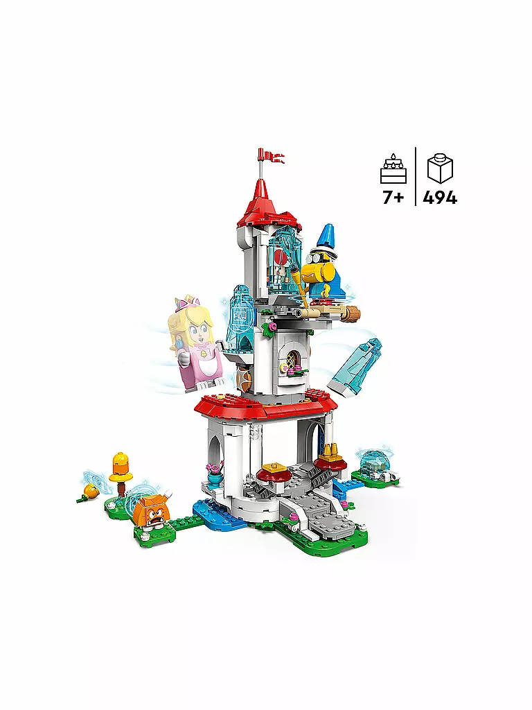 LEGO | Super Mario™ - Katzen-Peach-Anzug und Eisturm – Erweiterungsset 71407 | keine Farbe