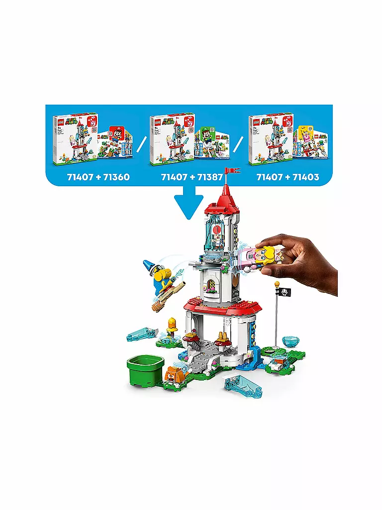 LEGO | Super Mario™ - Katzen-Peach-Anzug und Eisturm – Erweiterungsset 71407 | keine Farbe