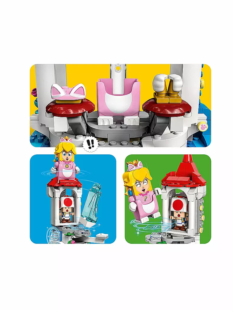 LEGO | Super Mario™ - Katzen-Peach-Anzug und Eisturm – Erweiterungsset 71407 | keine Farbe
